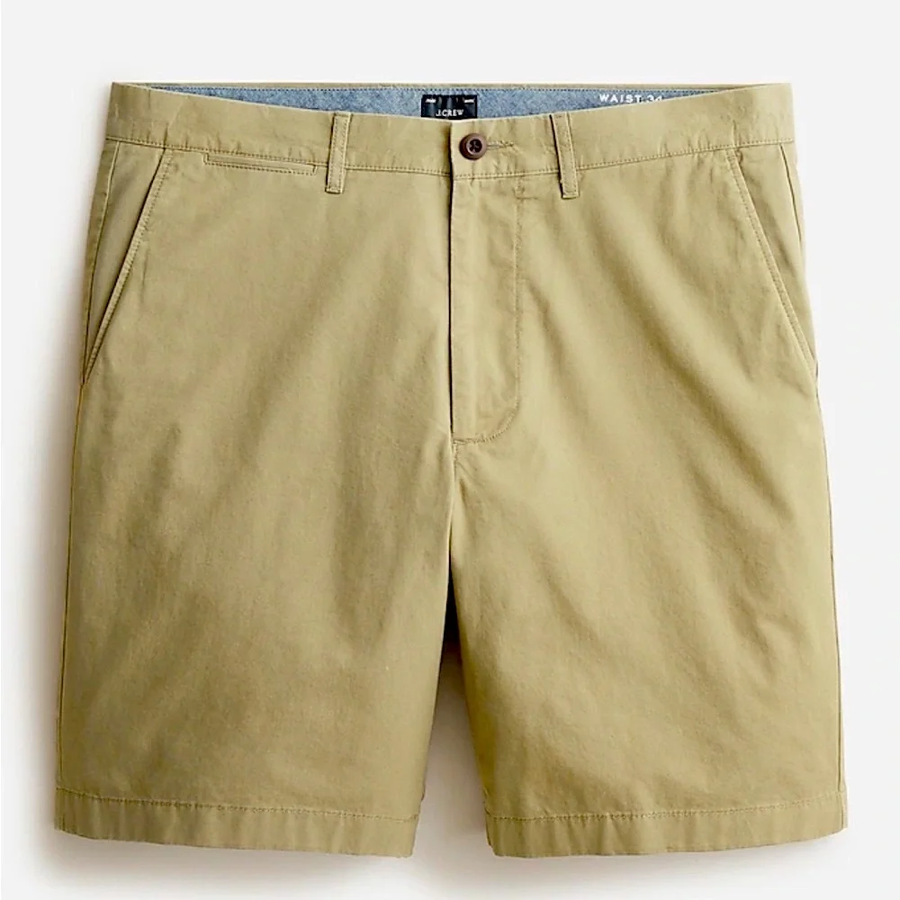 J. Crew - Mens 9” Cotton Stanton Short in British Khaki